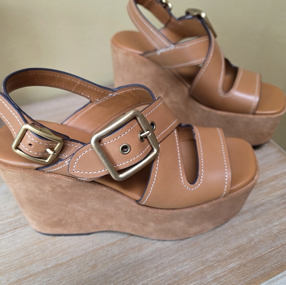 Coach archival buckle wedges - Picture 2 of 4